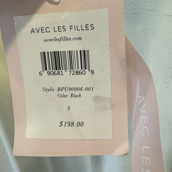 Avec Les Filles Moto Sherpa Jacket. Size S. Black. NWT. Retail $198 - Picture 7 of 7